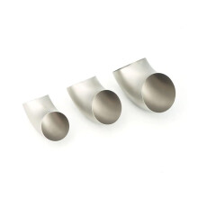 Titanium 90 Degree Exhaust Elbow 63mm Temperature Resistant CorrosionProof Lightweight for Cars and Motorcycles