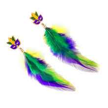 Boucles d'oreilles Ă franges ludiques et accrocheuses,-9