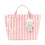 Moderne Farbblocktasche, ergonomischer Griff, große-Rosa 1