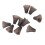 10pcs Silicone Replacement Domes Open Ear XS Clear 1