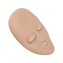 Lash Mannequin Face 3 Pairs, 16x10.3cm, Skin Color