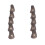 10pcs Silicone Replacement Domes Open Ear XS Clear 12