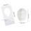 Silicone Nose Model 90x65mm Stand 150x85mm White 2