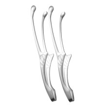 2pcs Stainless Steel Food Tongs Heat Resistant Grill Tongs with Comfortable Grip for BBQ Cooking and Serving