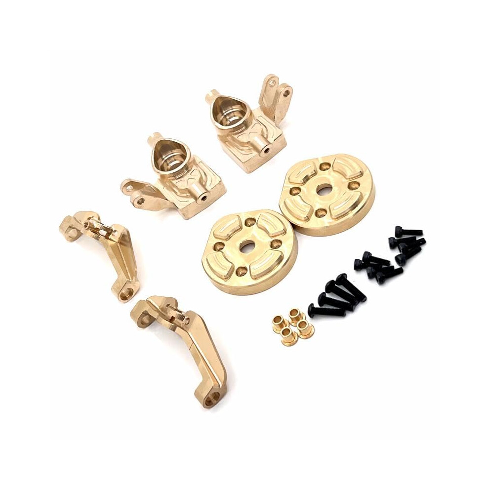 Upgrade Brass Front Axle Steering Cup Chub Gear Cover Kit For Mjx H12y Rc Car Enhanced Stability And Precision Control 9771547725435