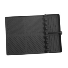 Silicone Grill Mat Nonstick Griddle Mat for BBQ Stove Cooking with Heat Shield and Easy Clean Design