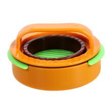 Burger Press with Ergonomic Handle, Reusable Patty Maker for Uniform Homemade Burgers, Compact Design