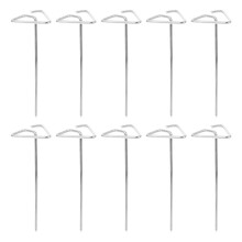 20pcs Stainless Steel BBQ Skewers Flat Metal Kabob Sticks, Reusable AntiRotation Design for Grilling Meat and Vegetables