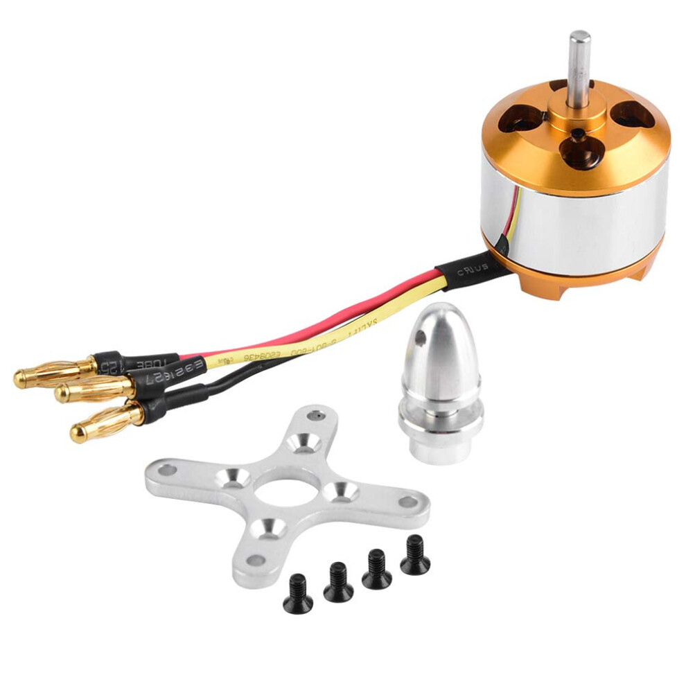 2814 Brushless Motor For Rc Plane 1000Kv Or 1400Kv Thrust Efficient Cooling Design For Fixed Wing Aircraft 9310869807834