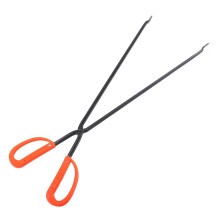 Grill Tongs Heat‑Resistant Long Handle Charcoal Tool for Grilling and Fireplaces