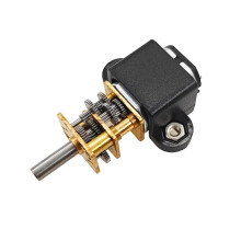 GA12N20 3V 100RPM DC Gear Motor with Durable Metal Gears and Easy Installation Bracket for Robotics