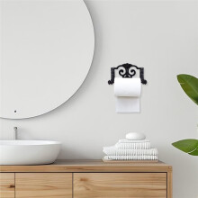 Vintage Wall Mounted Toilet Paper Holder, Towel Rack for Bathroom and Kitchen