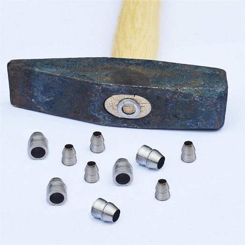 Conjunto de 10 Cunhas de Aço para Cabo de Martelo, Compatíveis com Machados e Martelos de Unha. 1