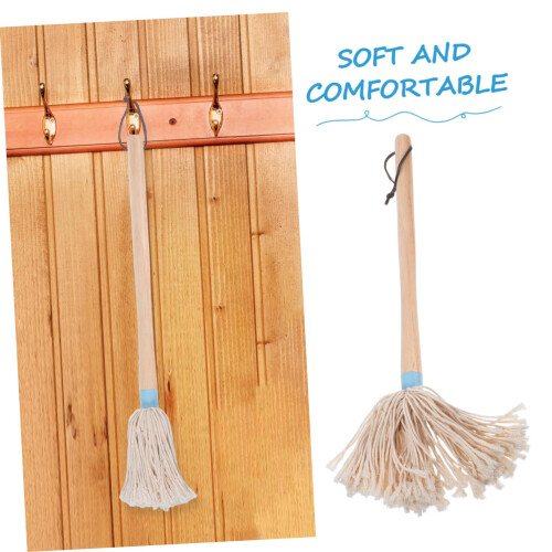 BBQ Basting Brush with Comfortable Handle, Easy Clean Cotton Bristles for Roasting and Grilling 2