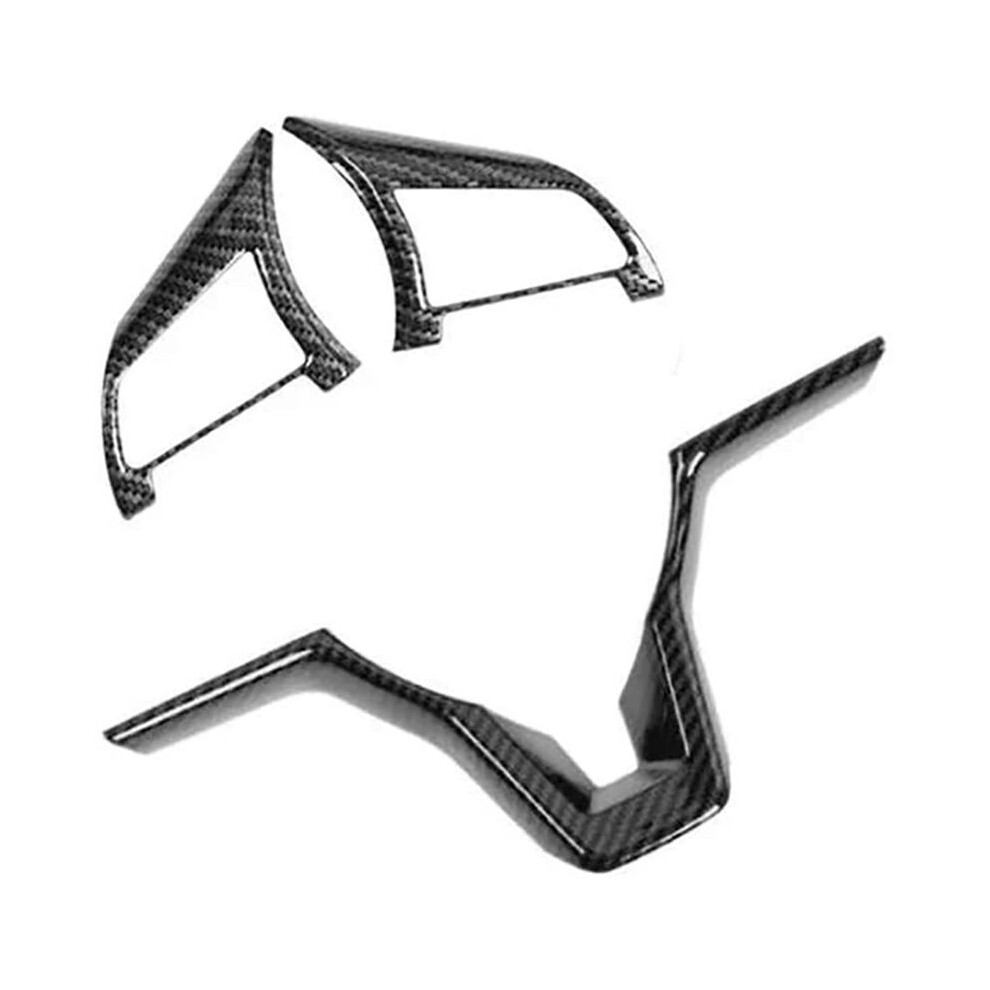 Carbon Fiber Steering Wheel Decoration Cover Frame Trim For Rogue Altima Sentra Kicks Leaf Versa Accessories 6032993237167