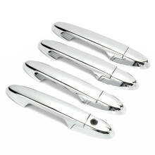 Chrome Car Outside Exterior Side Door Handle Protector Cover Trim for CITY 2015-2020