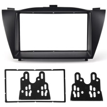 Double Din Car Radio Fascia Trim Kit Install Frame DVD Panel Stereo Interface for TUCSON IX35 2010+ 178X102mm