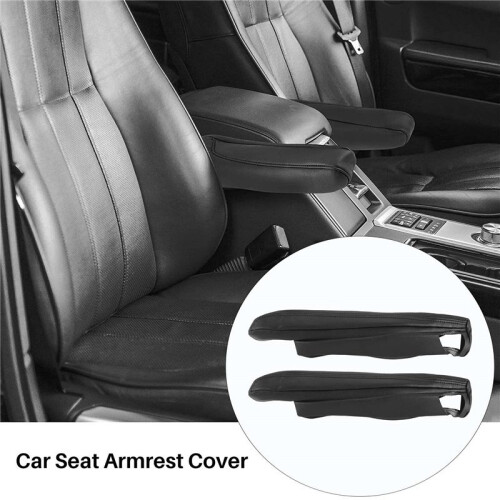 Auto Leder Vordersitz Armlehnenabdeckung Schutzabdeckung für  Freelander 2 2007-2015 2