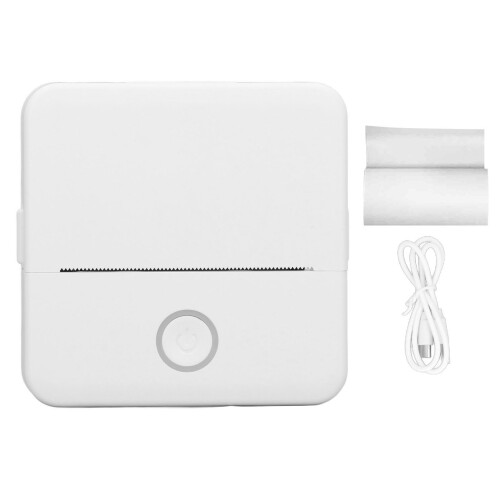 Mini Thermal Printer 800mAh with Paper Roll Cable 1