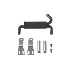 RC Car Metal Exhaust Pipe Upgrade for 1/10 Scale Rock Crawler TRX4 SCX10 D90 Realistic Durable Design