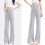 Elastic Comfort Trousers Maternity Flared Pants-Dark Grey L 4