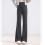 Elastic Comfort Trousers Maternity Flared Pants-Dark Grey L 7