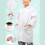 Kids Lab Coat L White, Model Turn-Down Collar 2