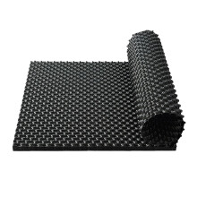 Black Plastic Mesh Mat 50x100 cm Air Pruning Pad for Garden Balcony Indoor Outdoor Surface Protection