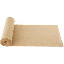 Natural Jute Burlap Fabric Roll 16ft x 19in for Gardening Crafts Tree Wrap Weed Control and Rustic Décor