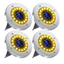 Ground LED Lights Outdoor Waterproof Garden Decoration Home Use for Pathway Driveway 4PCS