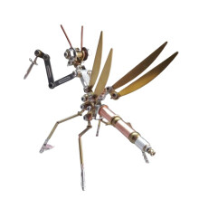 Metal Mantis Model Kit for Adults 154pcs DIY Mechanical Insect Cyberpunk 3D Puzzle Gift