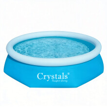 8FT PROMPT SET INFLATABLE PADDLING SWIMMING POOL WATER FILTER