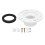 Toilet Flange Floor Socket Kit  Easy Install RV Replacement for Camper 2