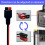 45A Anderson Port Lighter Plug Adapter, 14AWG 1M Extension Cable 4