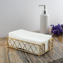 100 Linen-feel Disposable Guest Towels - Soft, Absorbent Bathroom Napkins