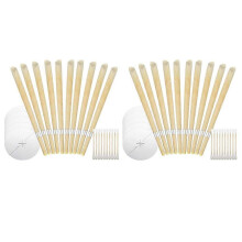 20 Pcs Natural Beeswax Ear Candles for Wax Removal & Cleaning Kit