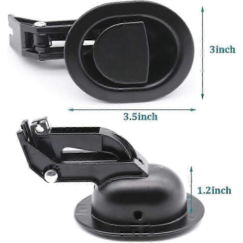 2Pcs Universal Heavy-Duty Metal Recliner Release Pull Handles Replacement Parts 2