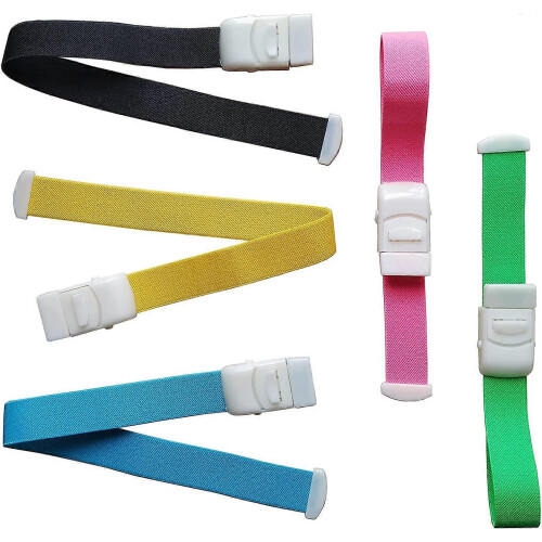 5 Pack Quick Release Elastic Tourniquet First Aid Kit