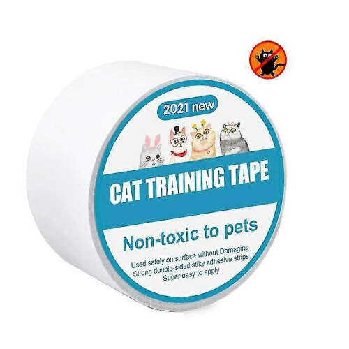 Anti Cat Scratch Tape, 2.5"x3yds Clear Double-Sided Deterrent