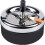 Modern Stainless Steel Ashtray with Push-Down Spinning Tray 2