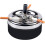 Modern Stainless Steel Ashtray with Push-Down Spinning Tray 4