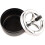 Modern Stainless Steel Ashtray with Push-Down Spinning Tray 5
