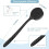 Silicone Long Handle Double-Sided Massage Bath Brush for Deep Cleaning & Relaxation Black 5