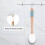 Back Lotion Applicator with 4 Pads & Long Handle 4