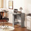 Homcom (Grey) HOMCOM Wooden Folding Table Writing Desk 8