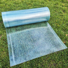 Polycarbonate Roofing Sheet 0.8mm UV Protection Clear Greenhouse Panel Rainproof Insulation 0.5x2m
