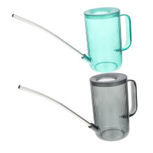 2 Sets Stainless Steel Watering Can with Detachable Long Spout for Indoor Plants and Succulents