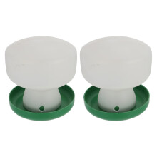Automatic Bird Waterer 2 Pack Poultry Nipple Drinker Leak Easy Clean for Chicken Pigeon Parrot