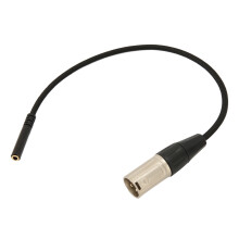 High-Quality Stereo 3.5mm to XLR 11.8in Audio Cable Low Loss for Amplifiers