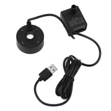 USB Mist Maker Fogger 0-120L/H, 50cm, Black, 5V